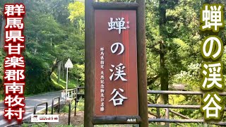 【蝉の渓谷】【南牧村】蝉の渓谷（群馬県甘楽郡南牧村）