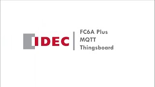 IDEC | FC6A Plus MQTT - Thingsboard