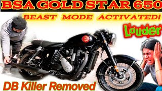 British Brand Ka Dhamaka: BSA Gold Star 650 Review with DB Killer Removed Sound! 🔥