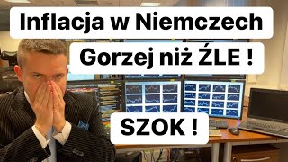 Inflacja w Niemczech Gorzej Niż Pesymistyczne Prognozy ! SZOK !