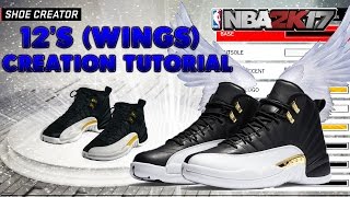 HOW TO GET RETRO 12's Wings Jordans Shoe Easiest Way To Make Retro's Tutorial NBA 2K17 Mypark OVO