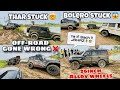 #thar #automobile  thar Vs Scorpio Vs Bolero | Mud Off-roading Gone Wrong❌ | आज तो बुरे FAAS गये😱 |