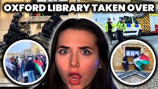 🚨 BREAKING: CHAOS as Oxford's Radcliffe Camera OCCUPIED By Pro-Palestine Protestors