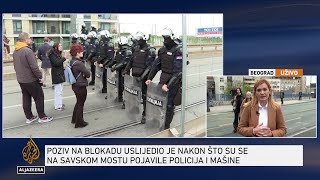 Građani i aktivisti blokirali Brankov most u Beogradu