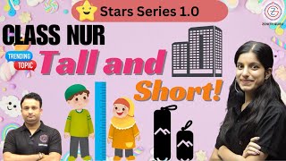 Tall and Shorts concept practice question with picture | Interesting!! | Nursery | By Saloni ma'am