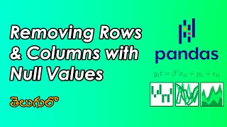 Removing Rows and Columns with Null Values | Pandas Tutorials | Data Science | WonkyCode | Telugu