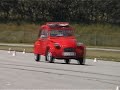 citroen 2cv on the track