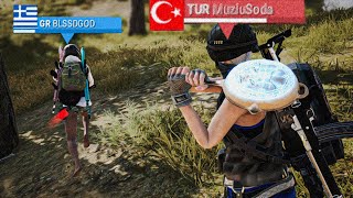 YUNANİSTANLILAR KURAL İHLALİ YAPTILAR TAVA ATTIK TÜRKİYE VS YUNANİSTAN  32 VS 32 PUBG MAÇI #2