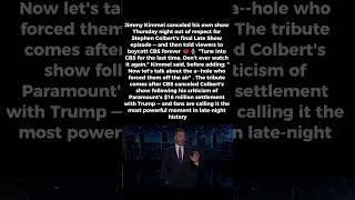 Jimmy Kimmel Urges CBS Boycott — 'Don't Ever Watch It Again' #shorts #jimmy #cbs #trending #couple