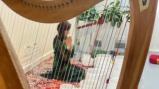 Harp Muziek | Keltische Muziek Harp | Muziek Harp | Daniëlle Uriël \u0026 Kristallen Klankschalen