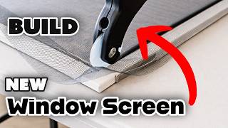 How To Build Window Screen Easy Simple