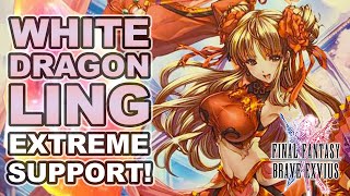 Final Fantasy Brave Exvius - Unit Reviews, Guides, Rotations - How to Use White Dragon Ling!