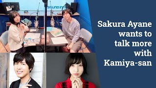 [Eng] Sakura Ayane wants to talk more with Kamiya-san