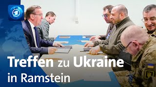 Ukraine-Kontaktgruppe in Ramstein: Pistorius kündigt weiteres Hilfspaket der Verbündeten an