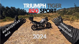 4k - Triumph Tiger 850 Sport 2024 Primeras impresiones