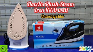 Havells Plush 1600 Watt Steam Iron| How to use| Unboxing| Full Demo| Under 2500/- Havells steam iron