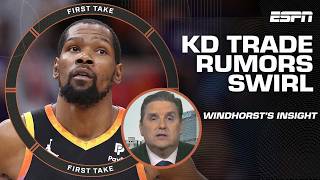 Brian Windhorst’s INSIGHT on the Suns’ potential trade of Kevin Durant 👀 | First Take