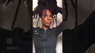 Messy Bun HEADWRAP Tutorial #retwist #locs_18