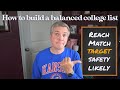 How to Build a Balanced College List (Reach, Match, Likely) | College Admissions Tips for Parents