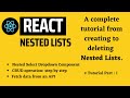 React Nested Lists : Asynchronous Multilevel Dropdown Tutorial #1