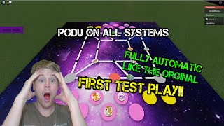 PODU ROBLOX: PLAYABLE DEMO!! FIRST MATCH!!!