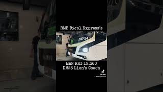 RMB Bicol Express’s MAN RR3 19.360 DM23 Lion’s Coach #bus #manbus #manlionscoach #philippines