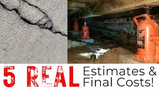 $1,000, $45,000 or MORE?!?! How MUCH Do Foundation Repairs COST?