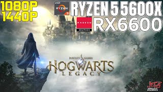 Hogwarts Legacy | Ryzen 5 5600x + RX 6600 | 1080p, 1440p benchmarks!