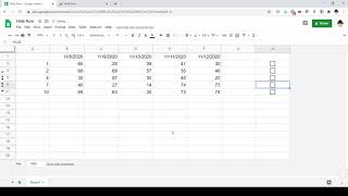Google Sheets: Hide Row with Checkbox