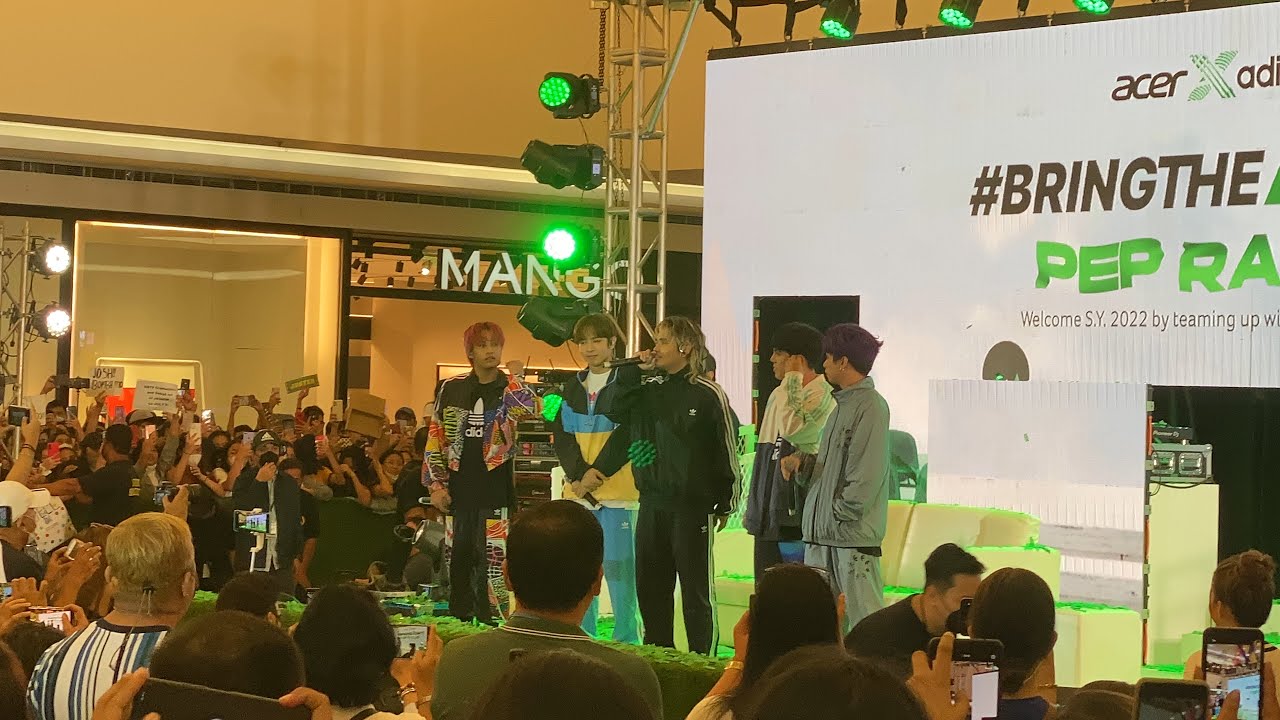 SB19 At Acer X Adidas Pep Rally - Central Atrium MOA (Fancam) - YouTube