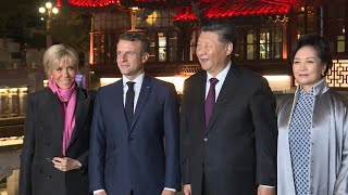 Chinese President holds intimate dinner for the Macrons in Shanghai | AFP