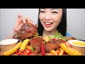 SPICY FRIED CHICKEN TENDER THAI STYLE (ASMR EATING SOUNDS) LIGHT WHISPERS | SAS-ASMR