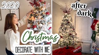 NEW CHRISTMAS DECORATE WITH ME 2020 | AFTER DARK CHRISTMAS DECORATIONS | CHRISTMAS DECORATING IDEAS