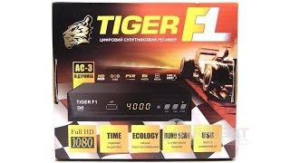 Видео обзор спутникового ресивера Tiger F1 HD