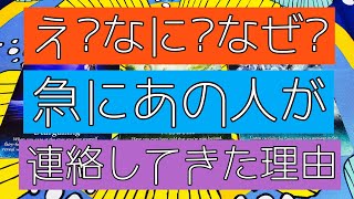 【タロット占い】あの人が連絡してきた理由