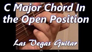 How to Make a C Major Chord in the Open Position