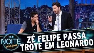 The Noite (07/09/16) - Zé Felipe passa trote em seu pai, o cantor Leonardo