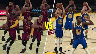 2018 Cavaliers vs 2018 Warriors! Can The Cavs Win? NBA 2K18 Gameplay!