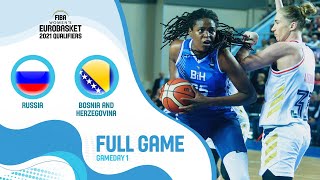 Russia v Bosnia and Herzegovina - Full Game - FIBA Women's EuroBasket 2021 Qualifiers