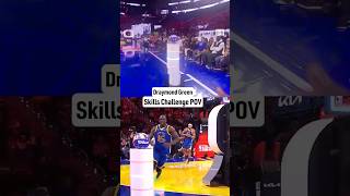 Draymond's POV of the Skills Challenge 🎥