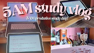 5AM STUDY VLOG 📓🎧: VERY productive study days, lot’s of stu(dying), digital notetaking, etc.