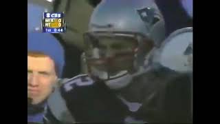 Tom Brady's First NFL Catch (2001 Dolphins vs. Patriots)