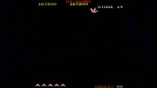 HD Gyruss Stage 12 to 15 Jupiter 1983 Konami Mame Retro Arcade Games