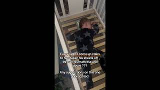 Baby DOESN'T like HIS CRIB #viralvideo #funny #baby