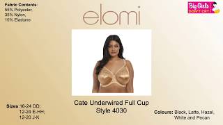 Elomi Cate Style 4030 | Big Girls Don't Cry Anymore