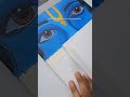 krishna eye painting krishna eyes painting shorts youtubeshorts