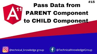 Angular 11 - Pass data from Parent component to Child component in Angular 11 #tutorial 15