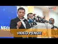 [Video penuh] Sidang media Menteri KDN Saifuddin Nasution pasca mesyuarat kabinet