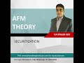 CA Final - AFM - Theory - Securitization