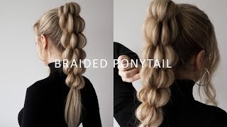 HOW TO: BANANA BUSHEL BRAID ❤️ Unique Braided Ponytail